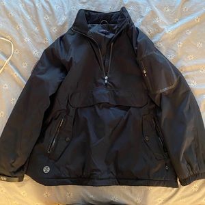 Lands End Three Quarter Zip Jacket